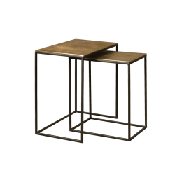 RENEWBijzettafelJosSetvan2stuks-AntiqueBrass