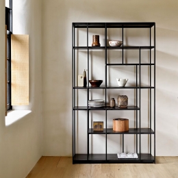 EthnicraftWandrekStudioGevernistTeakhout205x120cm-Zwart