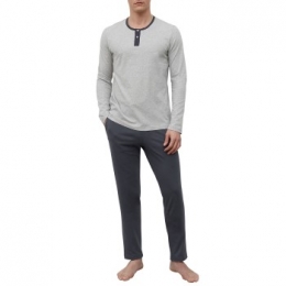 MarcOPoloOrganicCottonLSPyjamaWithButtonActie