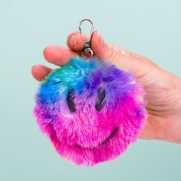 Knuffelsleutelhanger-Regenboogsmiley