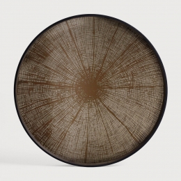 EthnicraftRondDienbladSlice61cm-Brons