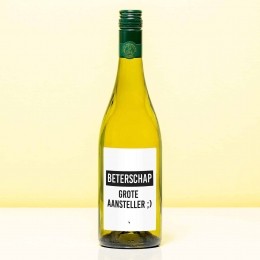 WijnflesBeterschapaansteller-WitSauvignonBlanc