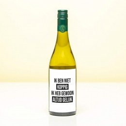 WijnflesIkbennietkoppig-WitSauvignonBlanc