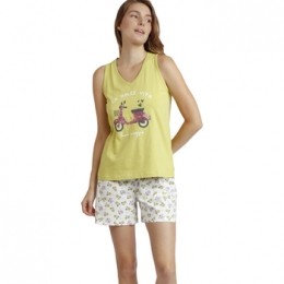 PyjamasnachthemdenAdmasPyjamaloungewearshorttanktopLaDolceVita