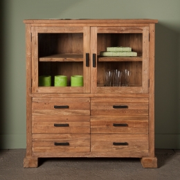 TowerLivingBuffetkastLorenzomet2deurenen6laden-Bruin