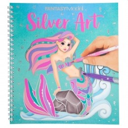 TopmodelFantasyModelSilverArtKleurboek