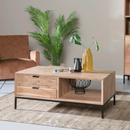 SalontafelOsloAcaciahout120x60cm