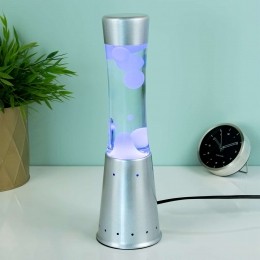 Ledlavalamp-Zilver