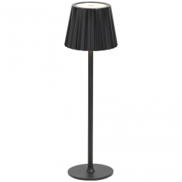 LeenBakker-TafellampScottiUSBLED-Metaal-Zwart-115x115x38Cm