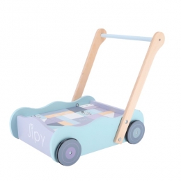 JipyHoutenBlokkenkarMetBlokkenHoutUni