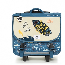 SchooltasPolFoxCARTABLETROLLEY38CMAROULETTES