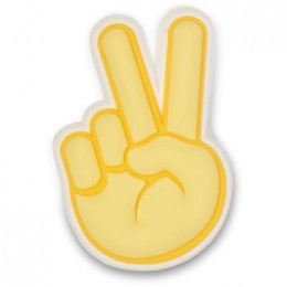 CrocsJibbitzPeaceHandSignActie