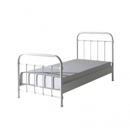 25korting-LeenBakker-VipackBedNewYork-90x200Cm-Metaal-Wit