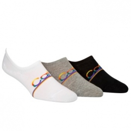 CalvinKlein3stuksTobyPrideSneakerLinerSocksActie