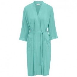 DamellaViscosePlainLaceRobeActie