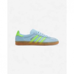 LageSneakersadidasGazelleIndoorClearSkySolarGreenWomens
