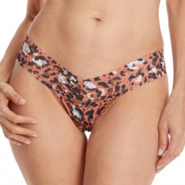 HankyPanky2stuksCheekyCheetahLowRiseThongActie
