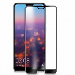 HuaweiP30Lite-FullCoverScreenprotector-GehardGlas-Zwart
