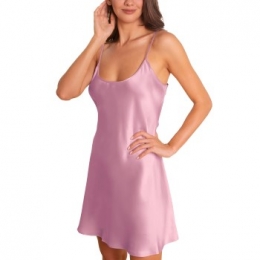 LadyAvenuePureSilkStrapDressActie