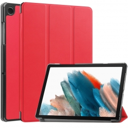 Case2go-TablethoesgeschiktvoorSamsungGalaxyTabA112025A92023-Tri-foldhoesmetautowakefunctie-87Inch-Rood
