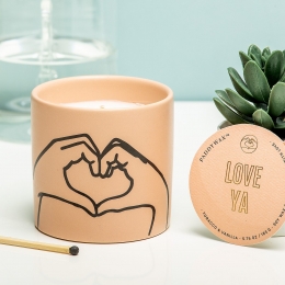 Impressionsgeurkaars-LoveYapoederroze