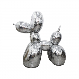 RichmondDecoratieDogSpiegel-Zilver