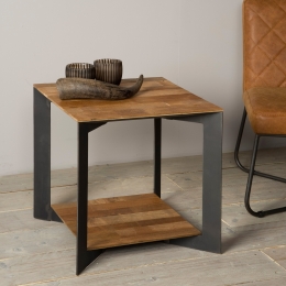 TowerLivingBijzettafelPandora50x50cm-Bruin-Vierkant