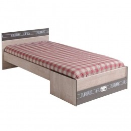 25korting-LeenBakker-BedFabric-Eikenkleurgrijs-658x986x2072Cm-Spaanplaat-GrijsBruin-2072x986x658Cm