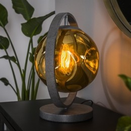 LifestyleFurnTafellampSylvana39cm-OudZilver