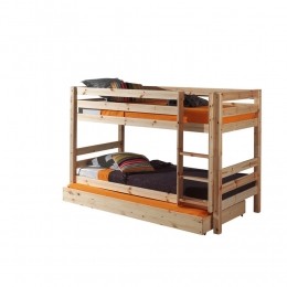 25korting-LeenBakker-VipackStapelbedPinoMetOnderbed-140x103x208Cm-Grenenhout-Beige