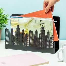 Skylinetijdschriftenrek