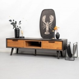 TowerLivingTv-meubelBressoEiken152cm-Hout