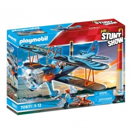 Playmobil70831AirStuntshowDubbeldekker
