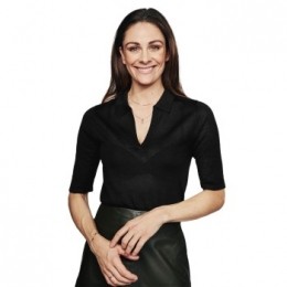 PierreRobertXJennySkavlanWoolPiqueTopActie