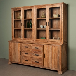 TowerLivingBuffetkastLorenzomet6deurenen6laden-Bruin