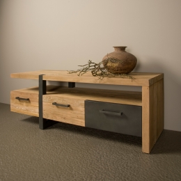 TowerLivingTv-meubelLucca145cm-Hout