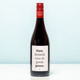 WijnflesBedanktvoordegoedegenen-RoodMerlot