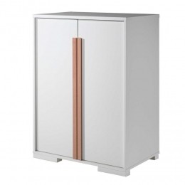 25korting-LeenBakker-KinderkledingkastLondon98x56x116cm-Spaanplaat-Wit-86x56x1162Cm