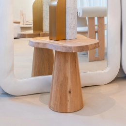 RichmondOrganischeBijzettafelRivaEikenhout50cm-Bruin