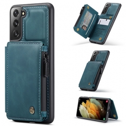 caseme-HoesjegeschiktvoorSamsungGalaxyS21Plus-backcover-metrfidpasjeshouder-blauw