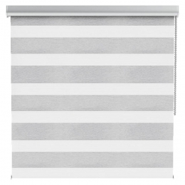 40korting-LeenBakker-FenstrDuoRolgordijnFlorenceVerduisterend-Licht20015-Polyester-Grijs-120x10x10Cm