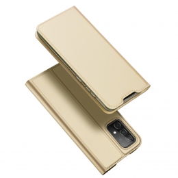 DuxDucis-TelefoonhoesjecompatibelmetSamsungGalaxyA735G-SkinProBookCase-Goud