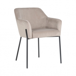 RichmondEetkamerstoelFayVelvet-Khaki