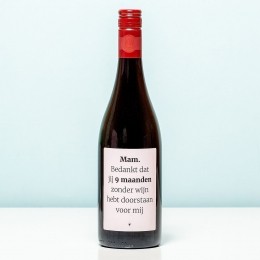 Wijnfles9maandenzonderwijnvoormij-RoodMerlot