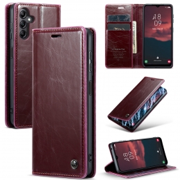 CaseMe-TelefoonhoesjegeschiktvoorSamsungGalaxyA145G-FlipWalletCase-Rood