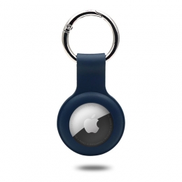 AppleAirtag-sleutelhanger-SiliconenAirTagHoesje-AirTaghanger-DonkerBlauw