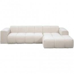 20korting-LeenBakker-HoekbankBeauRechts-Raven-Stof-Beige-163x290x695Cm