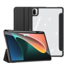 DuxDucis-Tablethoesgeschiktvoorxiaomipad55Pro-TobySeries-Tri-FoldBookCase-Zwart
