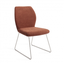 JesperHomeEetkamerstoelIkataSlideSteel-CosyCopper