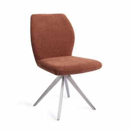 JesperHomeEetkamerstoelIkataTurnSteelDraaibaar-CosyCopper